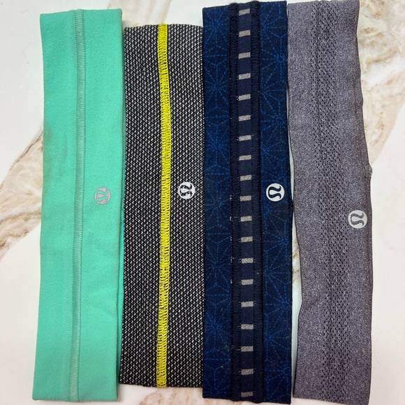 lululemon athletica Other - Bundle of 4 Lululemon fly away tamer headbands